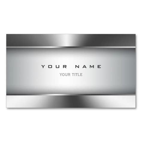 Metallic Look Business Card Templates from Zazzle.com | Business card ...