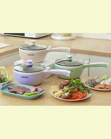 Amazon Dezin Electric Hot Pot Rapid Noodles Cooker Stainless Steel Mini Pot Perfect For
