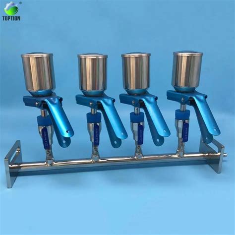 Laboratory Branch Funnel Stainless Steel Solvent Filter Chemistry