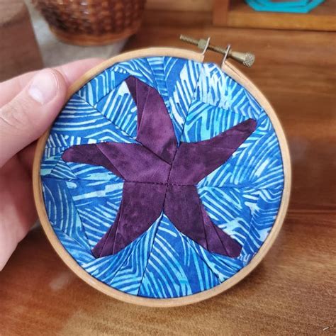 Starfish Quilt Block Pattern Pdf Instant Download Nautical Quilt