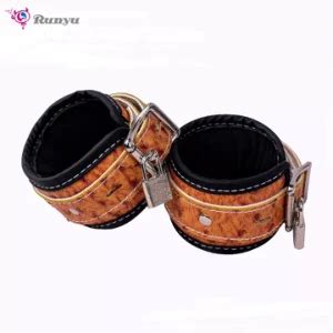 Hot Strong Leather Handcuffs Sexy Bondage Restraints Couples Erotic Adult Games Bdsm Toys
