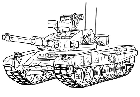 Танки Раскраски Для Детей - 70 фото