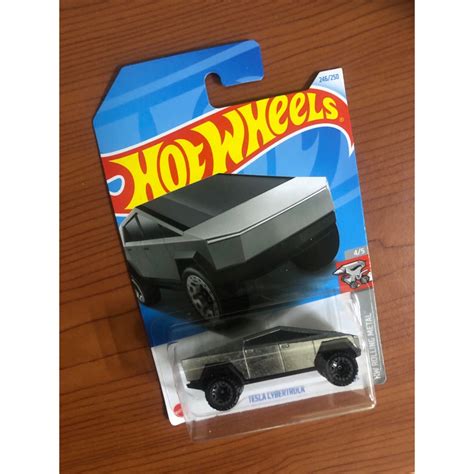 風火輪 特斯拉 Hot Wheels Tesla Cybertruck 電動皮卡 馬斯克 電動車 鋼鐵皮卡 鋼鐵怪獸 蝦皮購物