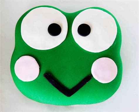 Animated Cupcakes: Keroppi Cake!