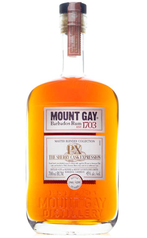 Mount Gay Barbados Rum Master Blender Collection The Px Sherry Cask Expression Yo