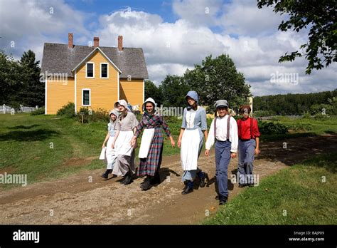 Canada New Brunswick Prince William Kings Landing Living History