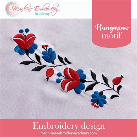 Old Pattern Kalocsa Embroidery Design Machine Embroidery Academy