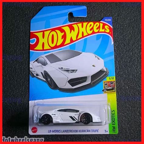 Hot Wheel LB Works Lamborghini Huracan Coupe White Collections Car Liberty Walk 2022 Recolor
