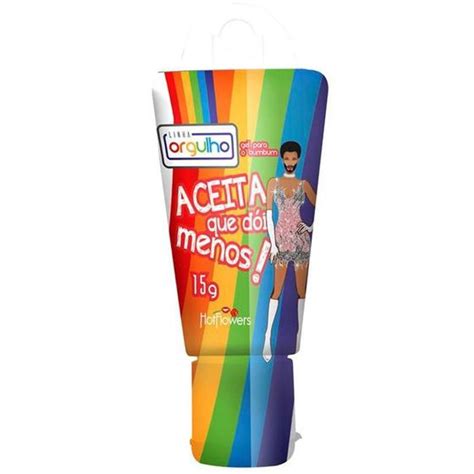 Aceita que dói menos deslizante anal g hot flowers Lubrificante Íntimo Magazine Luiza
