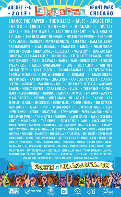 Lollapalooza Chicago Lineup 2024 - Ursa Alexine