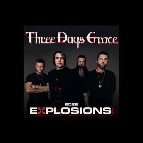 Frame Print Three Days Grace Explosions Tour Iy Digital Art By Indah