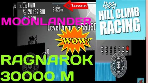 Hill Climb Racing Moonlander Ragnarok 30000 M YouTube