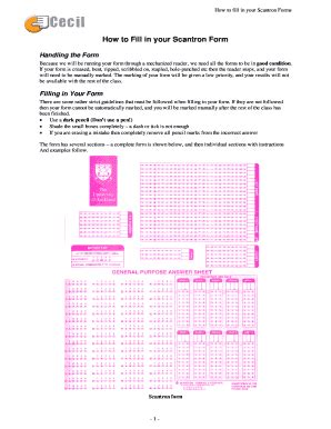 Fillable Online Cs Auckland Ac How To Fill In Your Scantron Form Cs