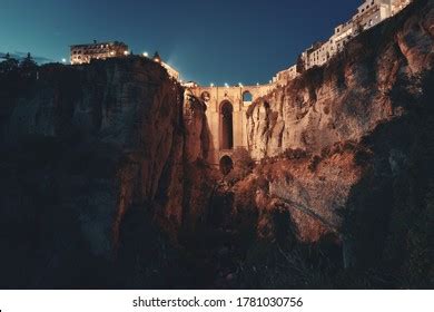 Puente Nuevo New Bridge Night Ronda Stock Photo 1781030756 | Shutterstock