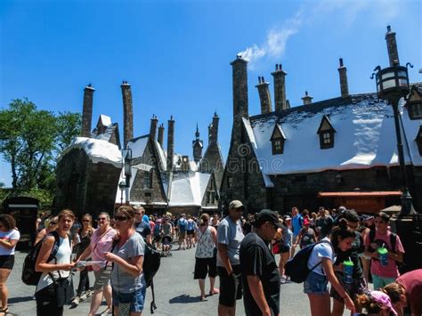 Orlando Florida U S A Maggio Il Castello Di Hogwarts Al