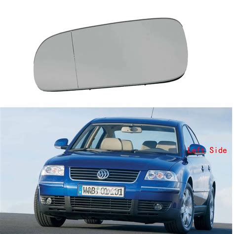 Left Side Car Mirror Glass For Vw Passat B5 1997 1998 1999 2000 2001