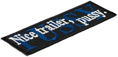 Amazon Nice Trailer Pussy Patch Vulgar Biker Patches Clothing