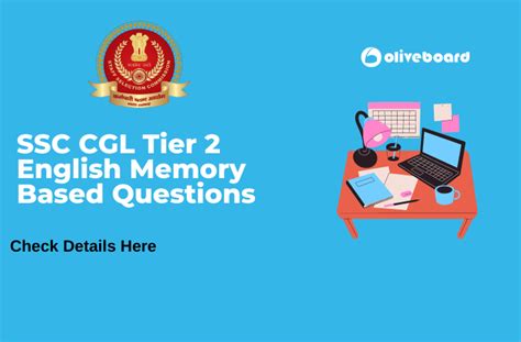 SSC CGL Tier 2 English Memory Based Questions Check Now