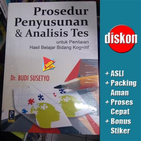 Jual Prosedur Penyusunan Dan Analisis Tes Untuk Penilaian Hasil Belajar