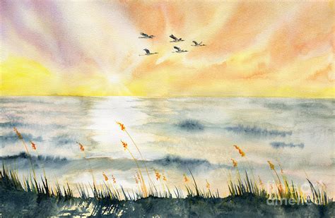 Sunset Painting By Melly Terpening Fine Art America