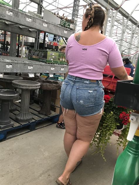 Pigtails Blonde Milf With Huge Curves In Home Depot Pt Tight Jeans Forum