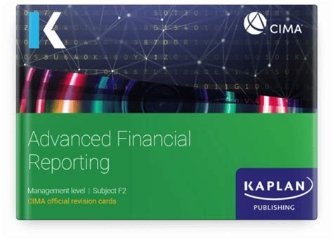 Cima Advanced Financial Reporting F Revision Cards Pms Kaplan