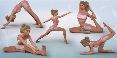 Z Utility Series Fitness Exercise Poses And Partials For Genesis