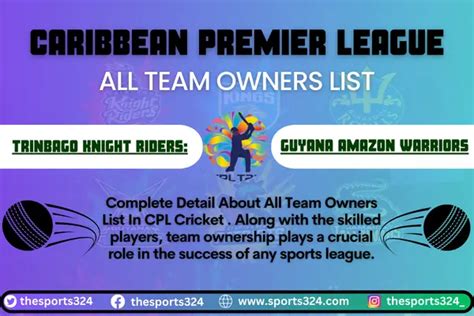 Complete Detail About All Cpl Team Owners List In Cpl Cricket 2024