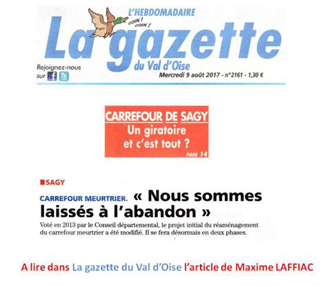 La Gazette Du Val DOise Sagy Sagy Commune Du Val D Oise