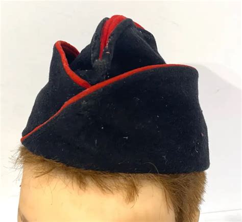 ANCIEN CALOT CASQUETTE Kepi Uniforme Militaire Wwii 1939 1945 EUR 10