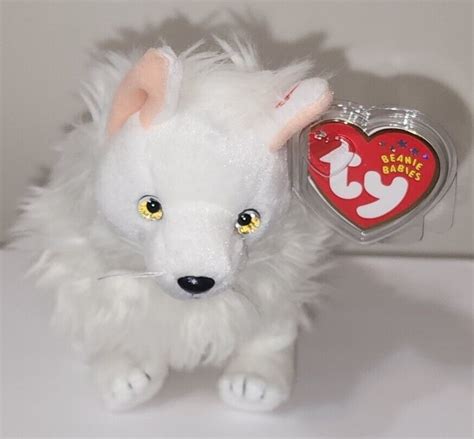 Ty Beanie Baby Snocap The Snow White Fox 75 Stuffed Plush New Mwmt