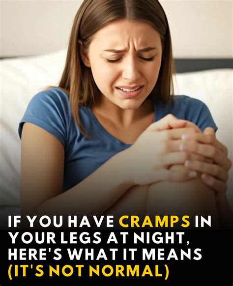 When Nighttime Leg Cramps Become a Concern - Daily N