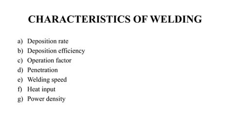 Welding Processes Ppt