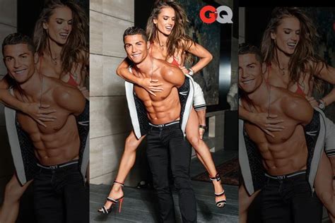 Cristiano Ronaldo Stars In Gq Cover Shoot With Victoria S Secret Model