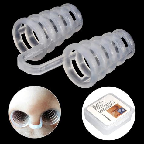 Easy Sleeping Breath Aid Snore Clip Nasal Dilator Snoring Clip Sleeping ...