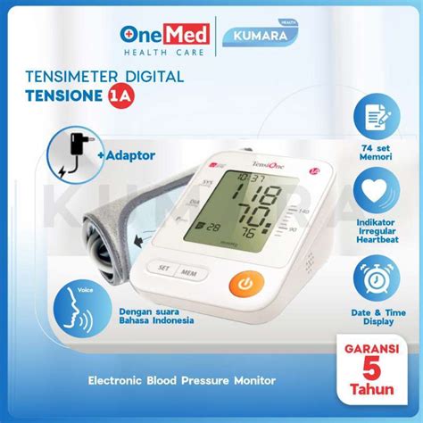 Jual ONEMED Tensimeter Digital Tensione 1A With Voice Adaptor Di