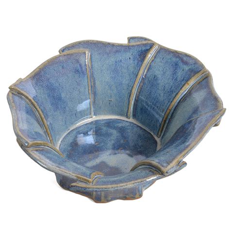 Anthony Stoneware Slab-Built 8-inch Petal Rim Bowl – The Barrington Garage