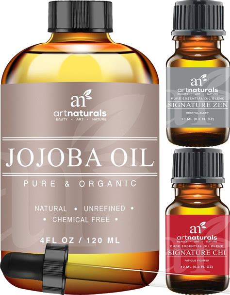 Artnaturals Usda Certified Organic Jojoba Oil 4oz Best For Sensitive