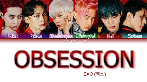 Exo Obsession Color Coded Lyrics Han Rom Eng Youtube