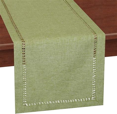 Grelucgo Small Handcrafted Solid Color Dining Table Runner Dresser