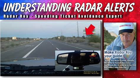 How To Properly Respond To Radar Detector Alerts Radar Roy Youtube
