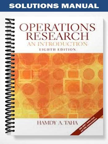 Solutions Manual For Operations Research An Introduction 9th Edition By