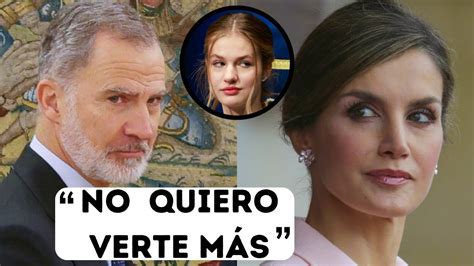 Informaci N Del Divorcio De Letizia Y Felipe Vi Al Detalle Tras La