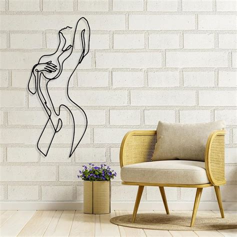 Amazon Metal Female Line Wall Art Abstract Women Wall Art Metal