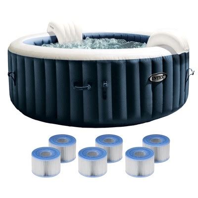 Intex 28429EP PureSpa Plus Portable Inflatable Bubble Jet Hot Tub 77 X 28 PureSpa Type S1