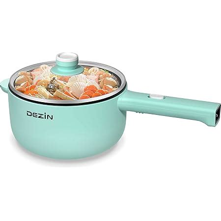 Topwit Electric Hot Pot L Ramen Cooker Portable Non Stick Frying Pan Electric Pot For