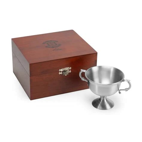 Crown And Rose 1 Pint Pewter Marriage Cup With 2 Handles 0094336g