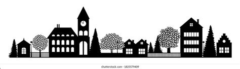Small Town Ai Royalty Free Stock Svg Vector