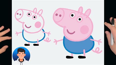 C Mo Dibujar A George Pig Peppa Pig Youtube