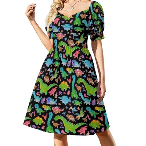 Jurassic baby - dark Sleeveless Dress Women's summer long dress Evening